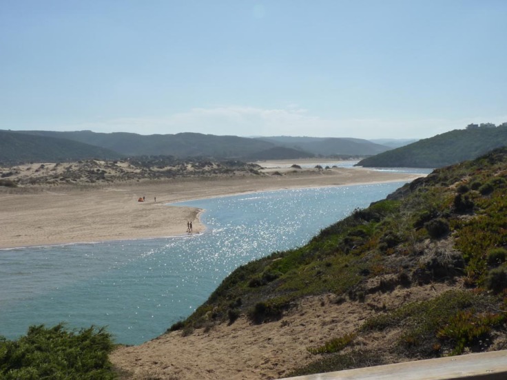Praia da Amoreira - inland view