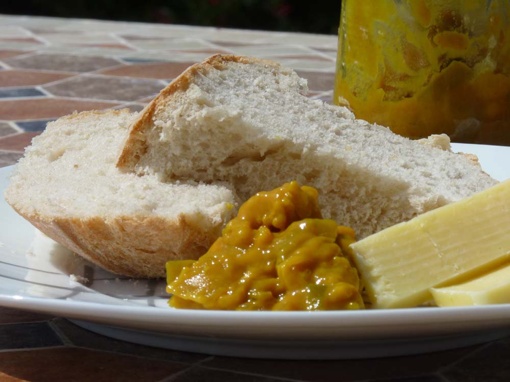 Picallili - delicious with bread and cheddar cheese