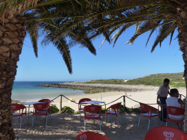 View from Restaurante do Sebastião, Praia da Ingrina