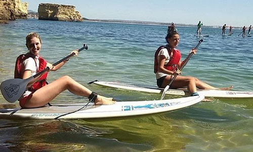 Paddle Boarding with Lagos SUP School