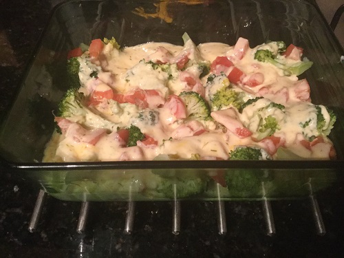 Fish pie without topping