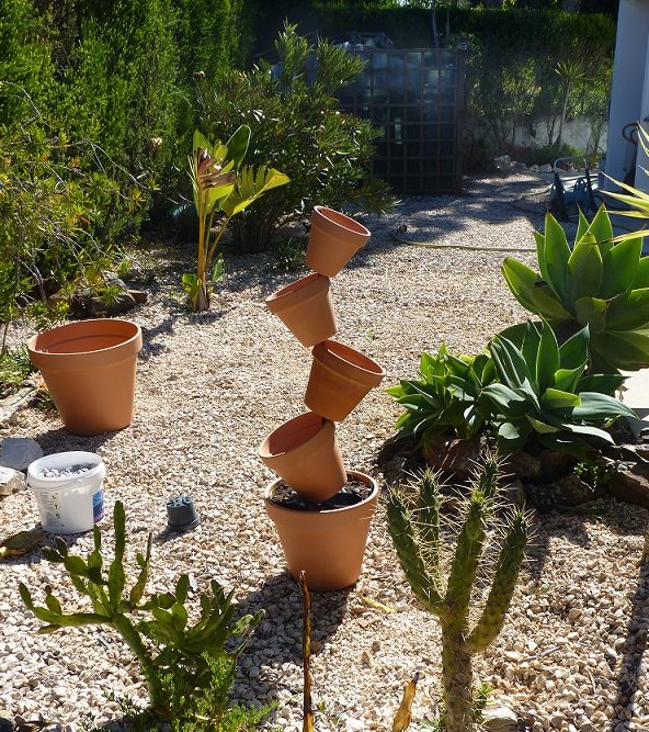 How to Make a Tippy pot display