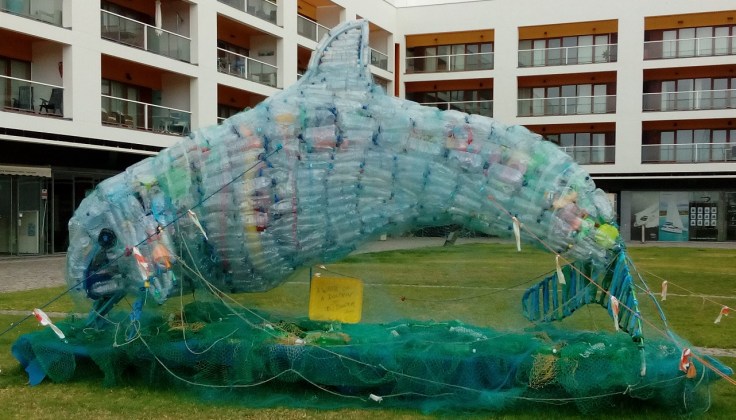 Plastic Dolphin - Lagos Marina, Algarve