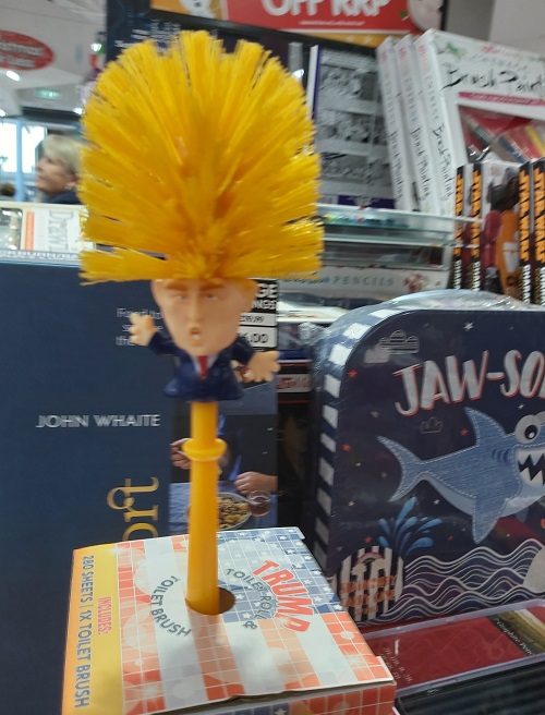 Trump toilet brush