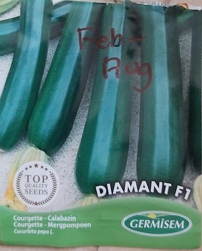 Diamant F1 courgette seeds