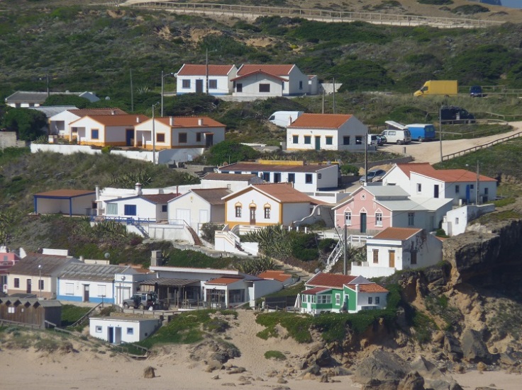 Houses at Praia do Monte Clerigo