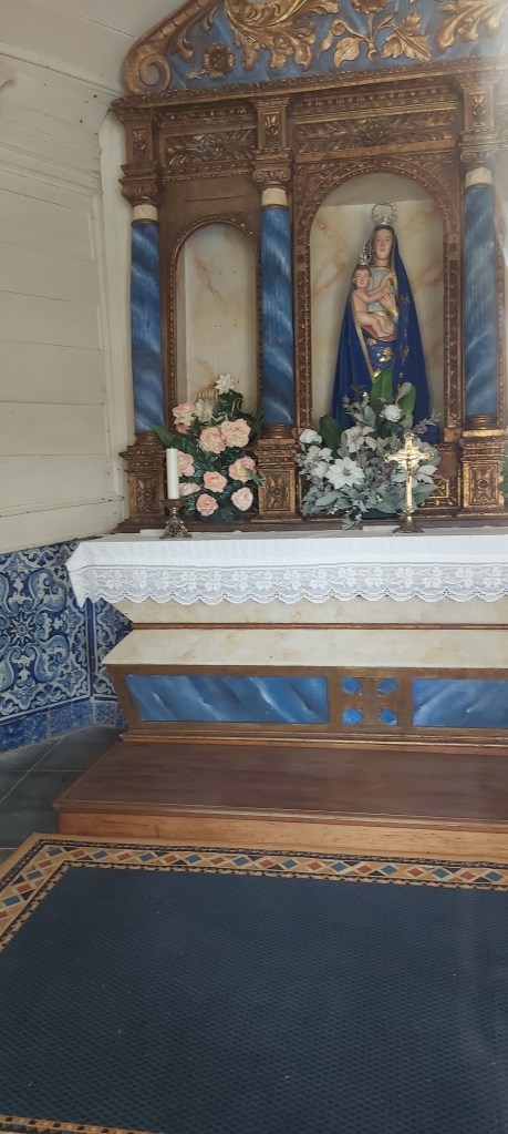 Altar at Capela da Nossa Senhora da Rocha - Chapel of  Our Lady of the Rock