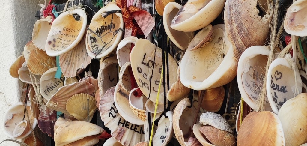 Shells at The Chapel of Our Lady of the Rock