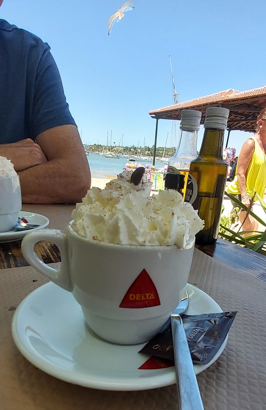 Cappuccino at Casa Da Mere, Alvor