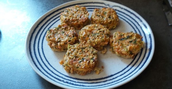 Zucchini and oat breakfast muffins