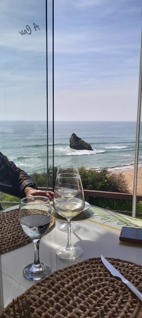 view from our table at Casa da Rocha