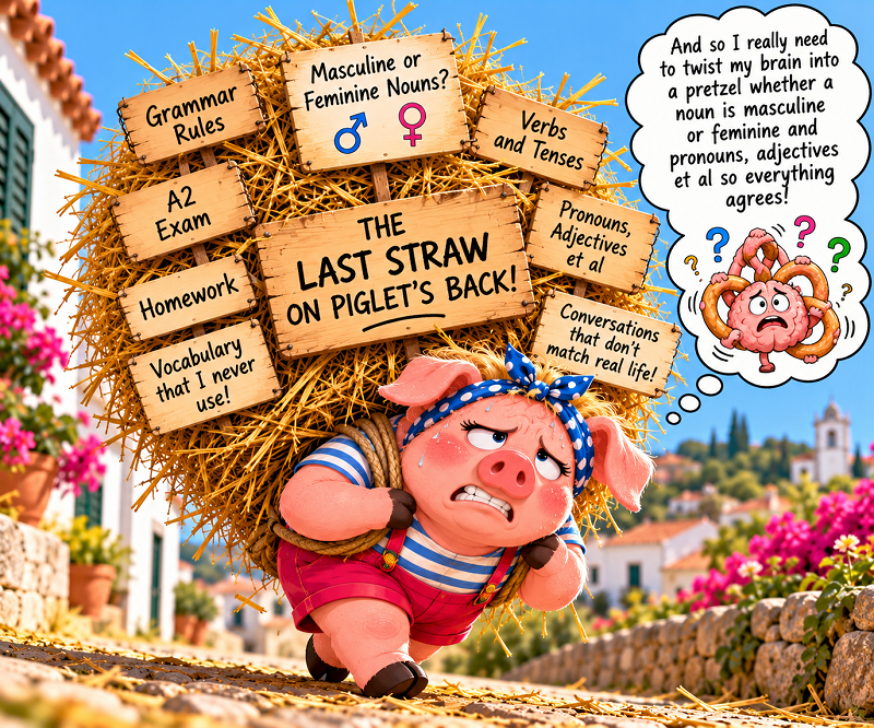 last straw piglet